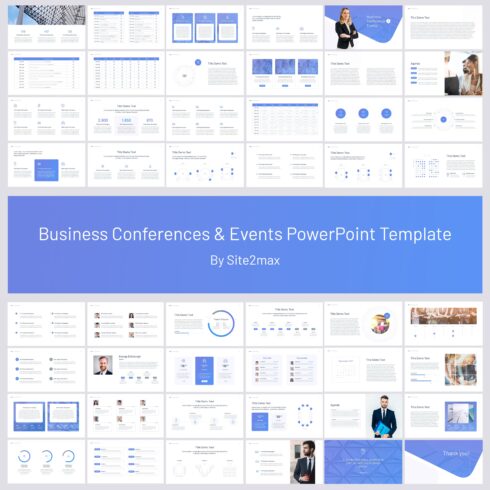 Preview images business conferences events powerpoint template.
