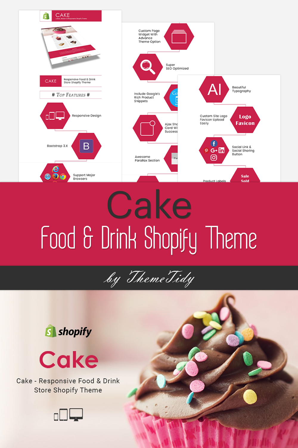 Cake – food drink shopify theme images of pinterest.