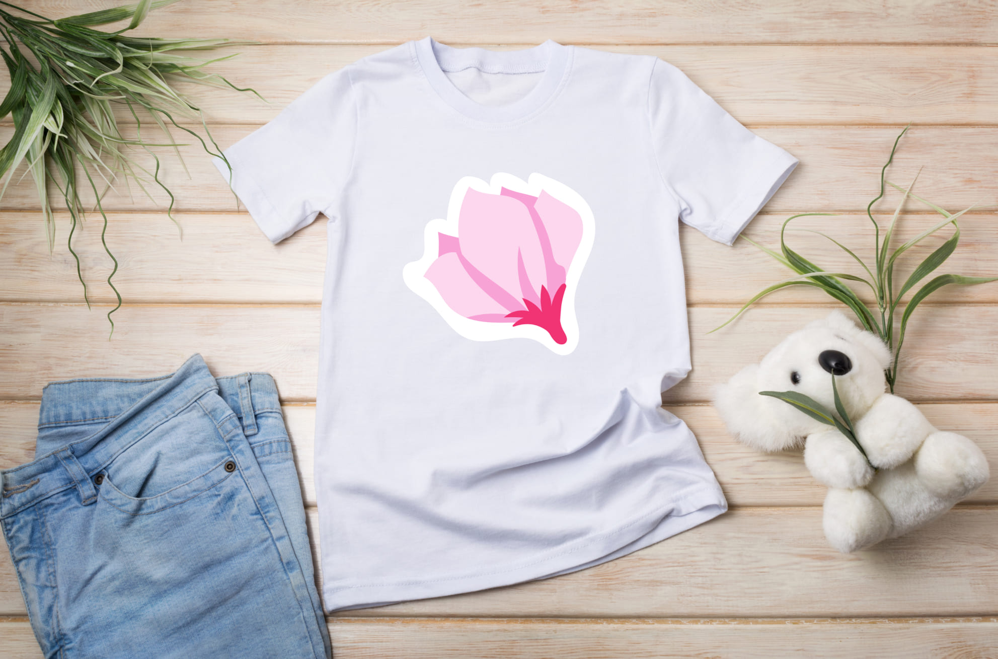 Blossom flower t-shirt designs.