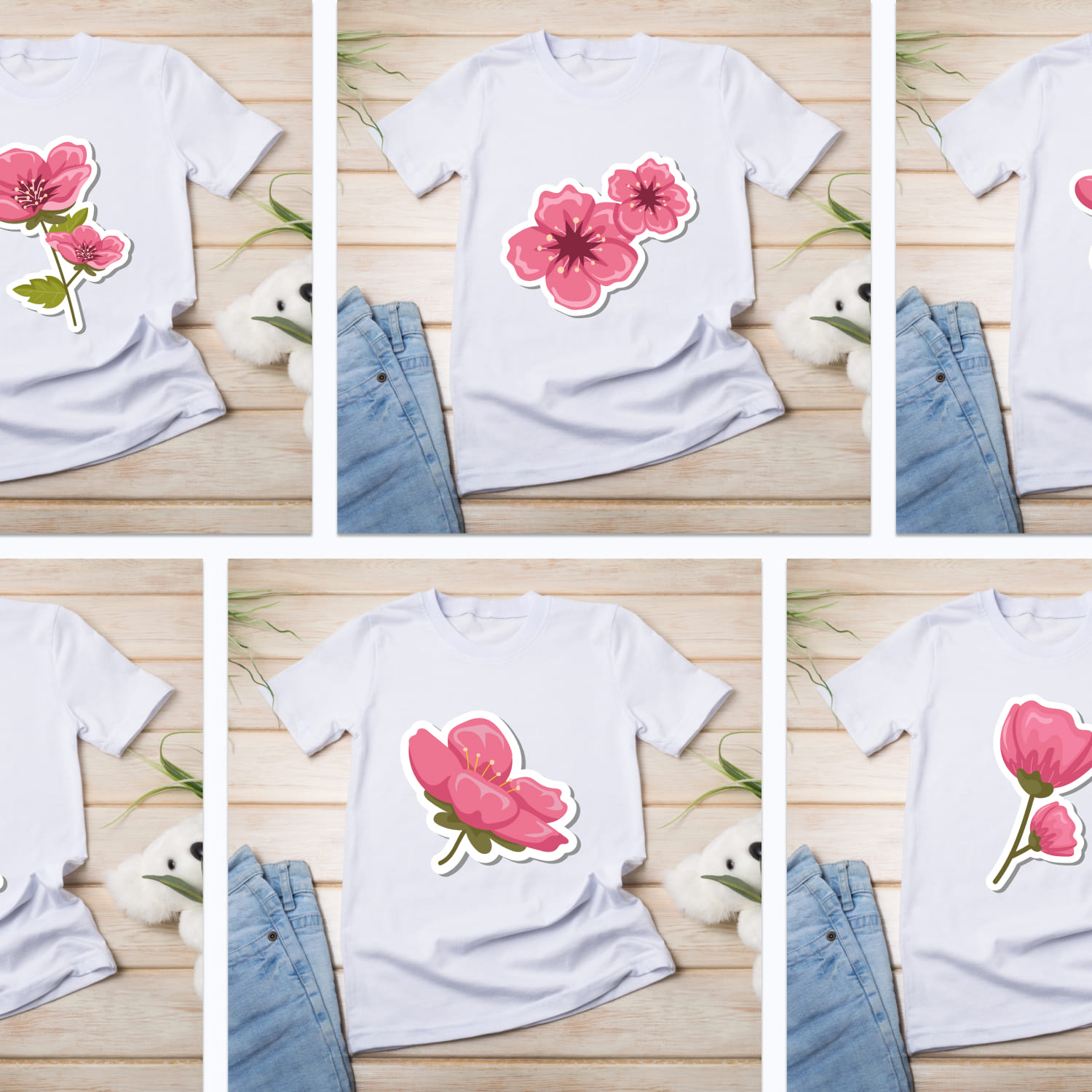 Preview cherry blossom t shirt designs.