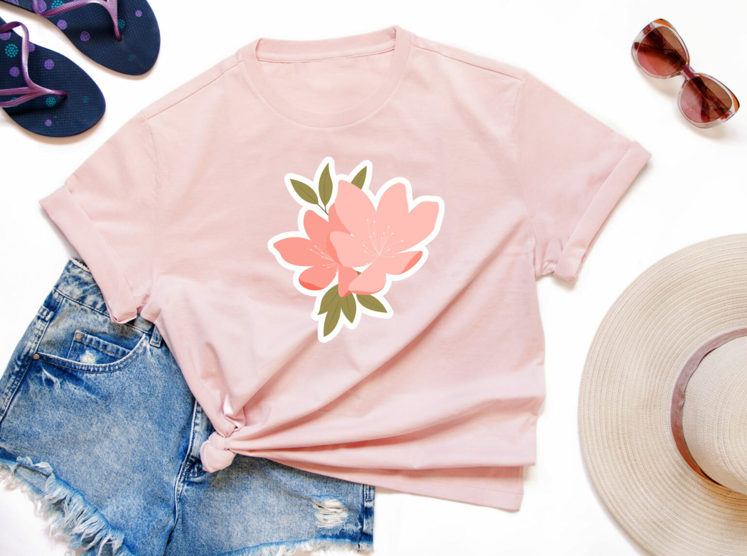 Cherry Blossom T-Shirt Pack – MasterBundles