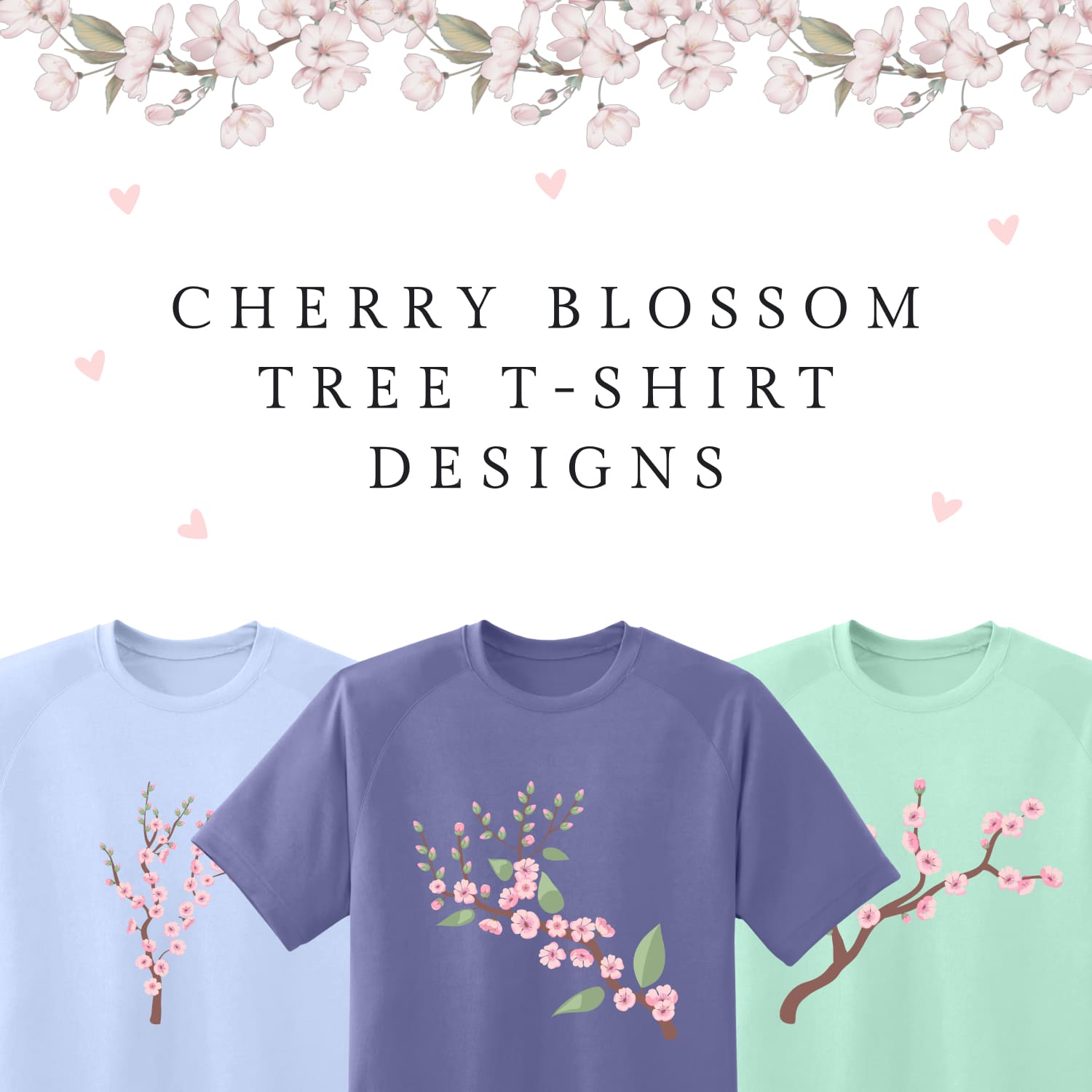 Preview cherry blossom tree t shirt designs.