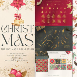 Magic Christmas Illustration Bundle – Masterbundles