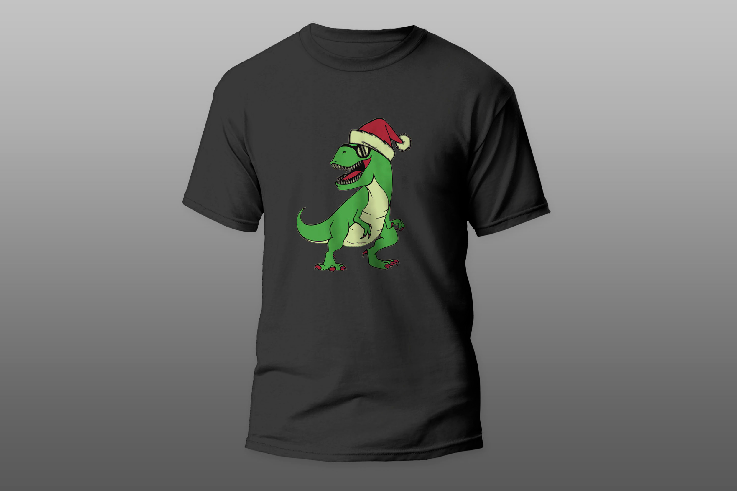 christmas t rex t shirt designs bundle 06 474
