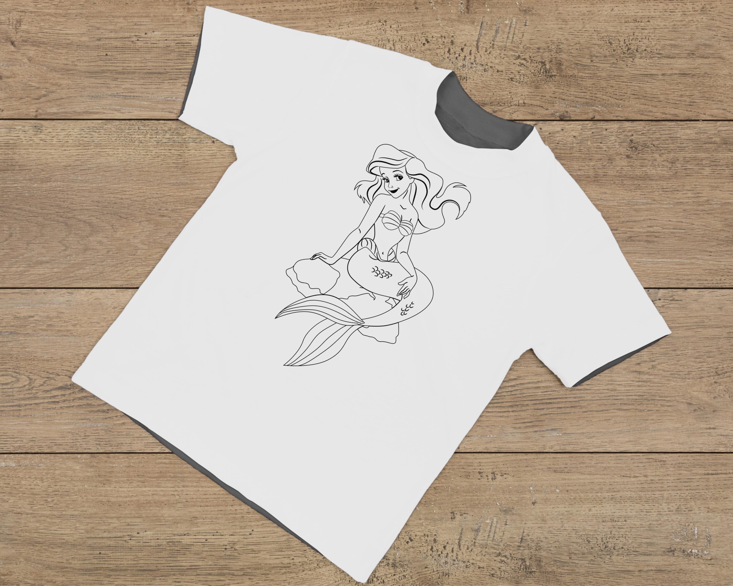 Clipart ariel svg for prints on t-shirt.