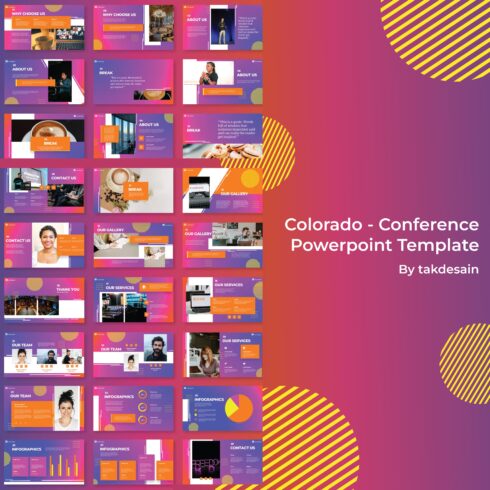 Images preview colorado conference powerpoint template.