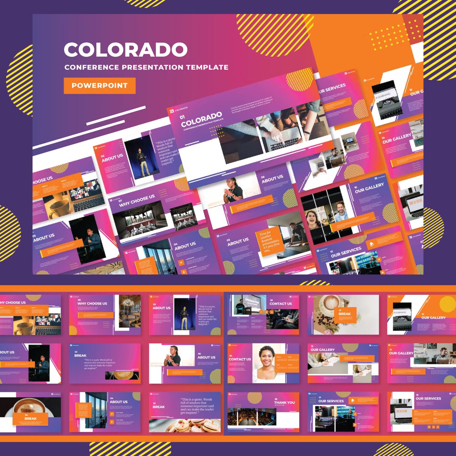 Colorado - Conference Powerpoint Template – MasterBundles