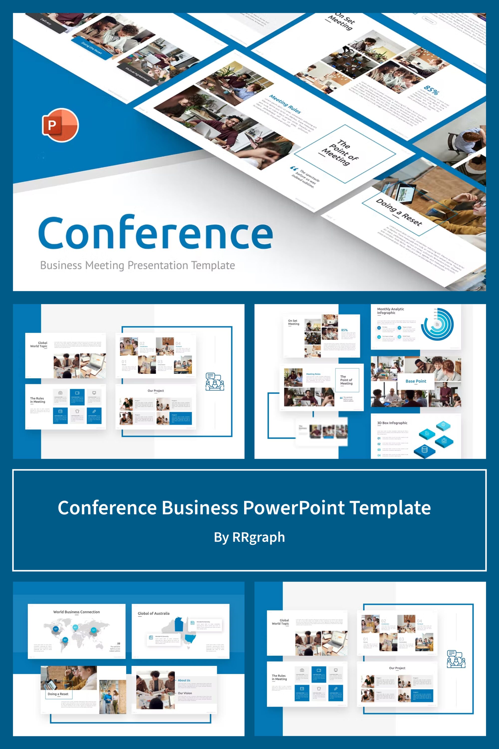 Conference business powerpoint template images of pinterest.