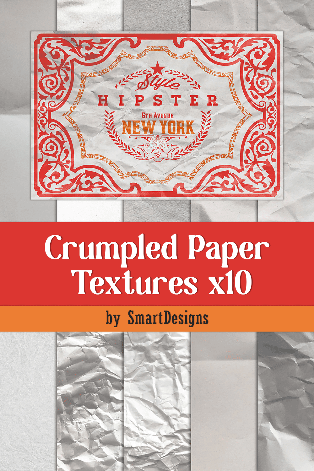 Crumpled paper textures of pinterest.