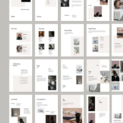 DANA - A4 Vertical Keynote Template | MasterBundles