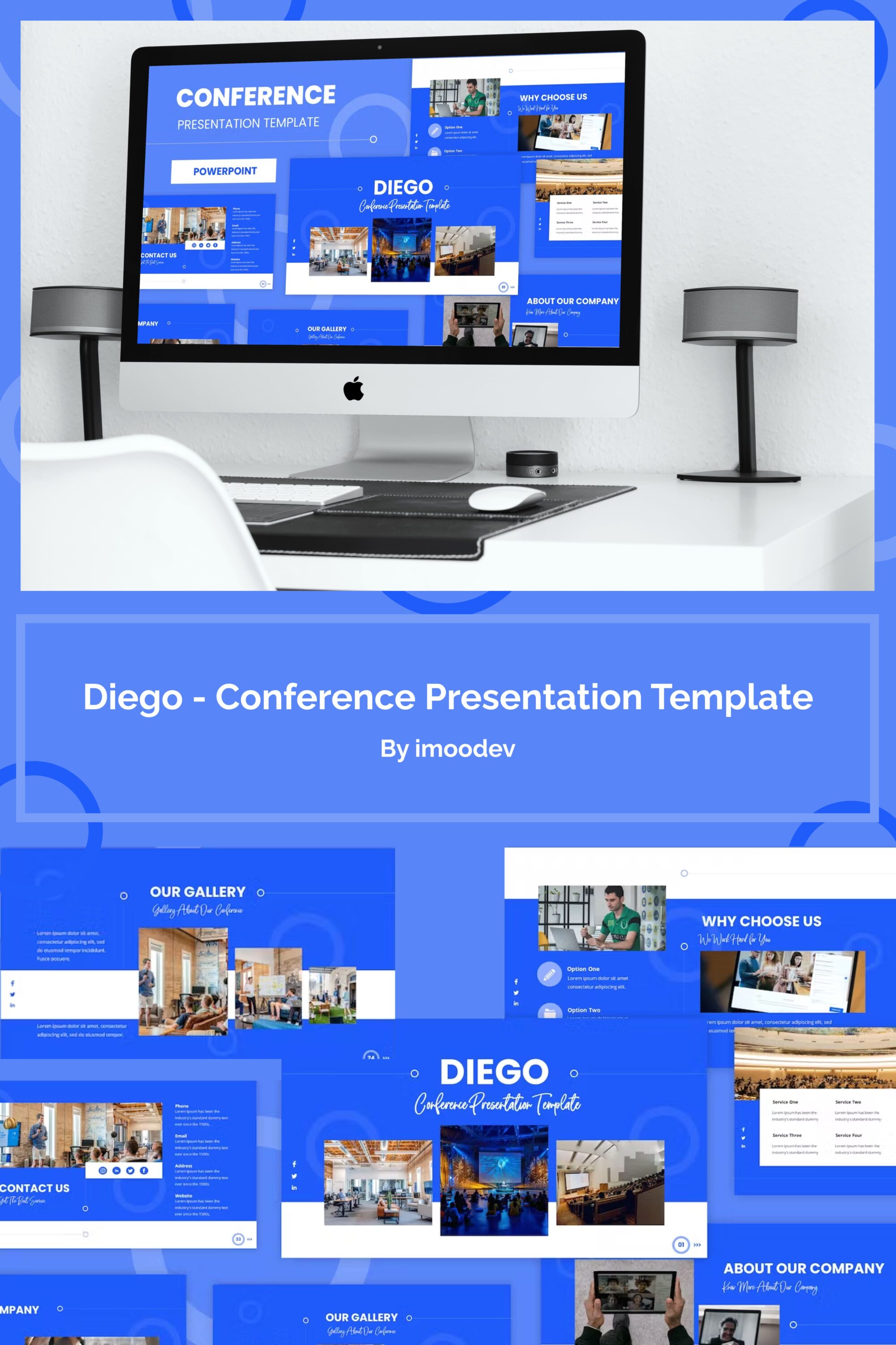 Diego conference presentation template of pinterest.