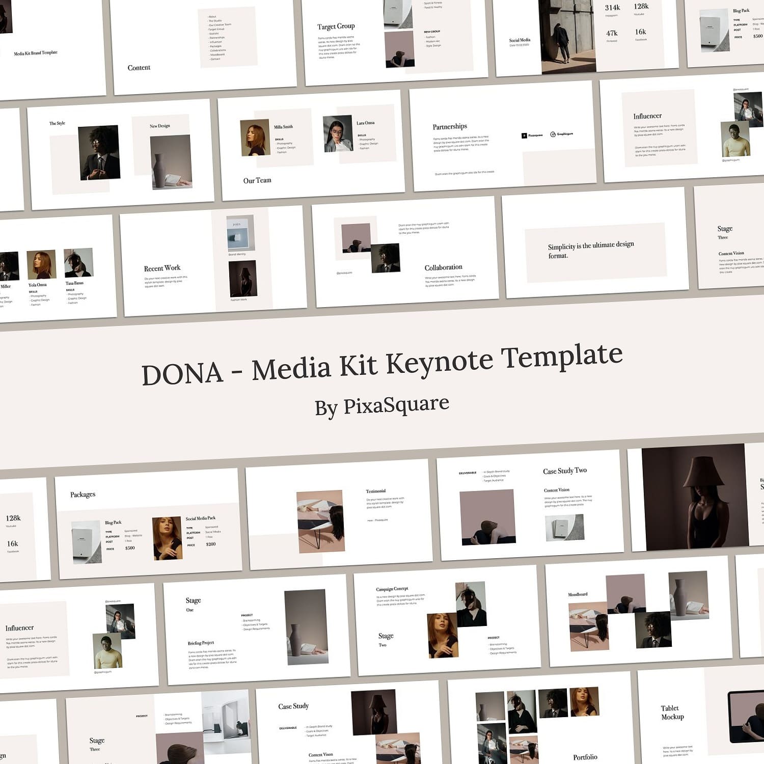 Dona's social media project.