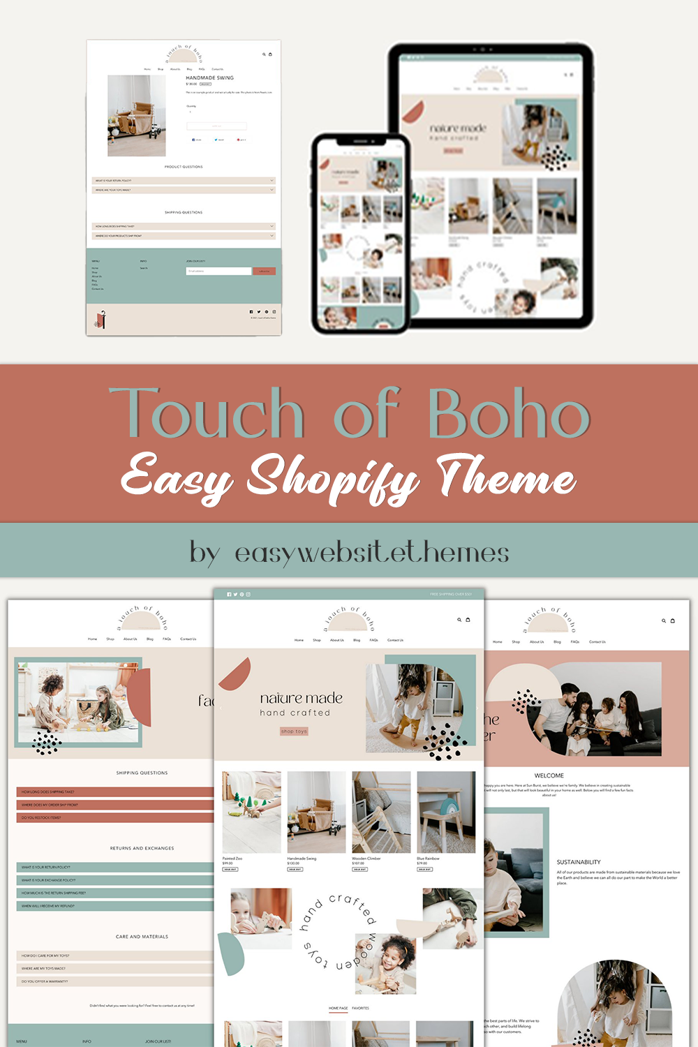 Easy shopify theme touch of boho pinterest images.