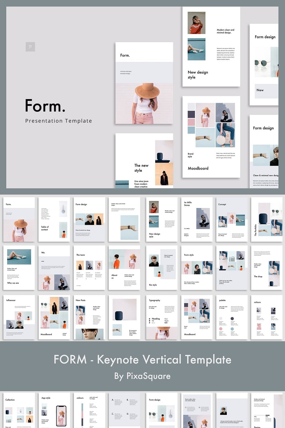 All slides of Form presentation template.