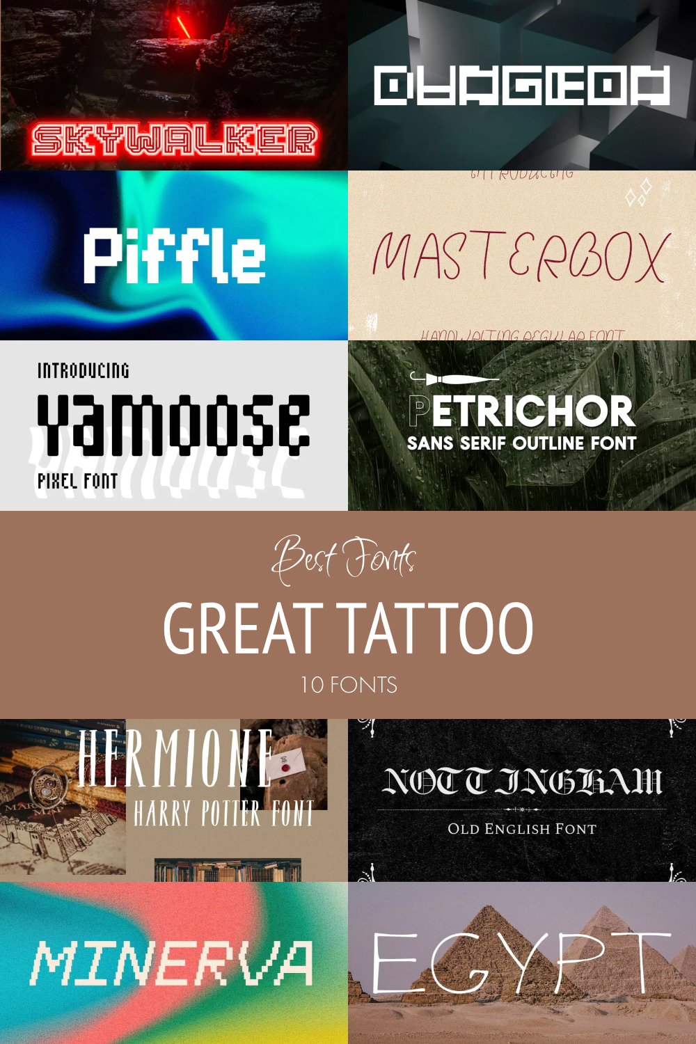 Great tattoo fonts bundle 10 fonts of pinterest.
