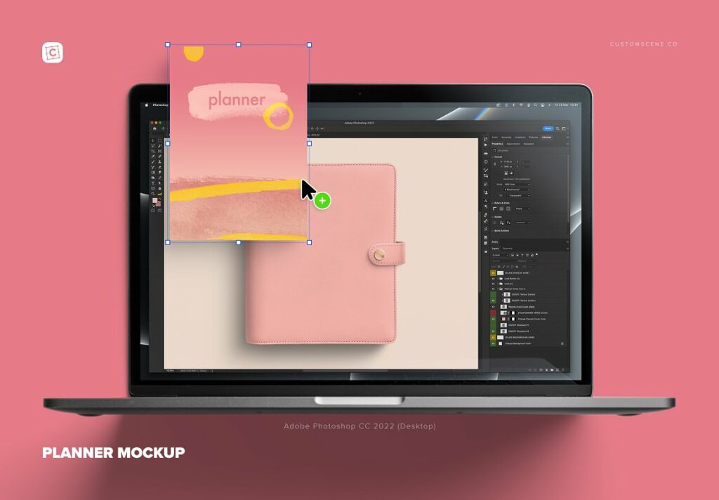 Guimauve Cover Planner Mockup MasterBundles