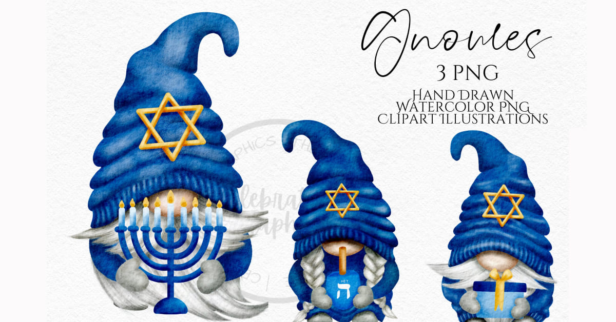 Ceramic hanukkah gnome