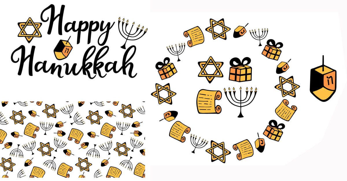 Happy Hanukkah Traditional Attributes – MasterBundles
