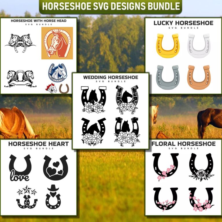 Horseshoe SVG Bundle | Master Bundles