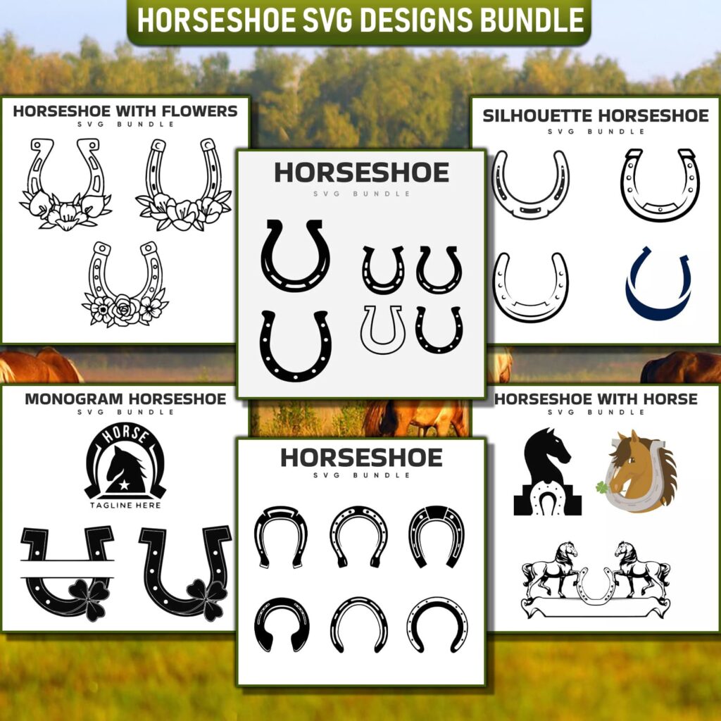 Horseshoe SVG Designs Bundle – MasterBundles