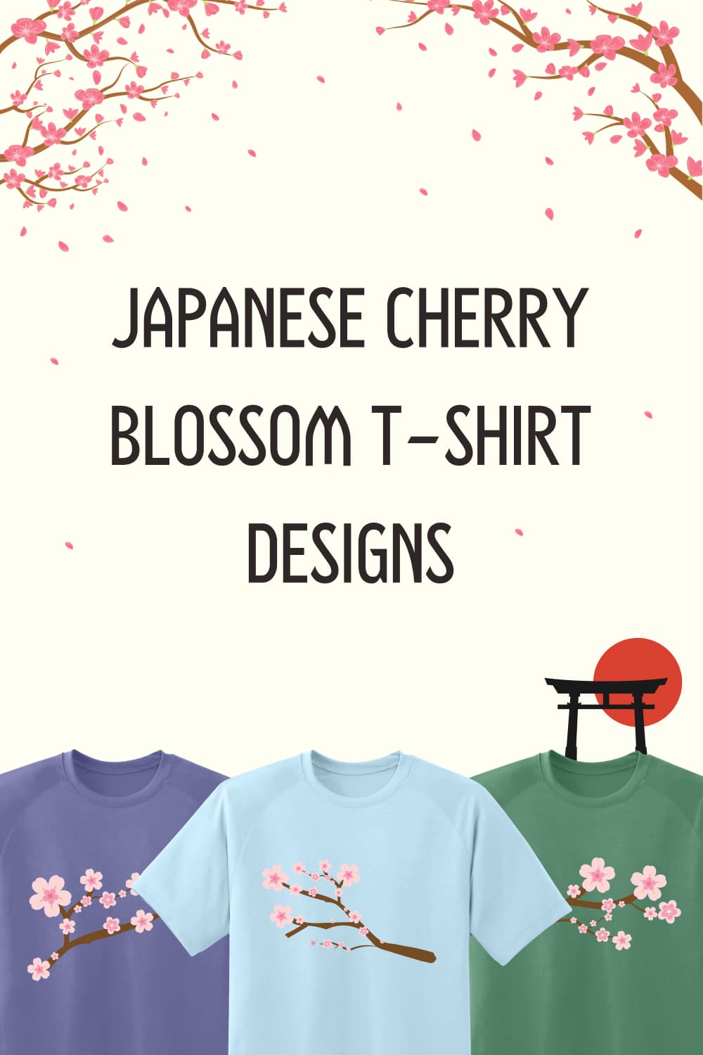 Japanese style of prints on T-shirts.