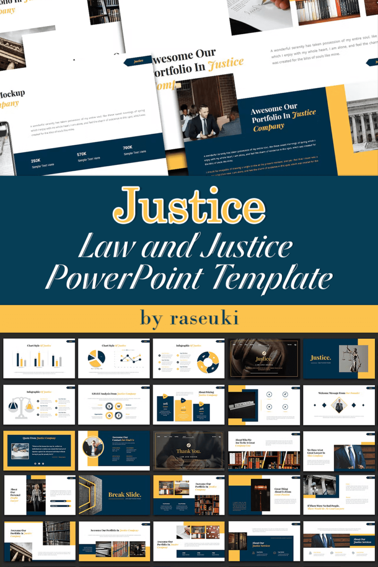 Justice Law And Justice Powerpoint Template Masterbundles 5743