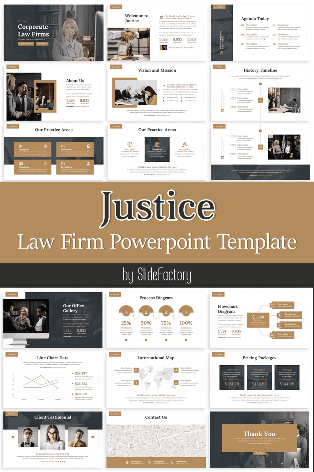 Justice law firm powerpoint template of pinterest.