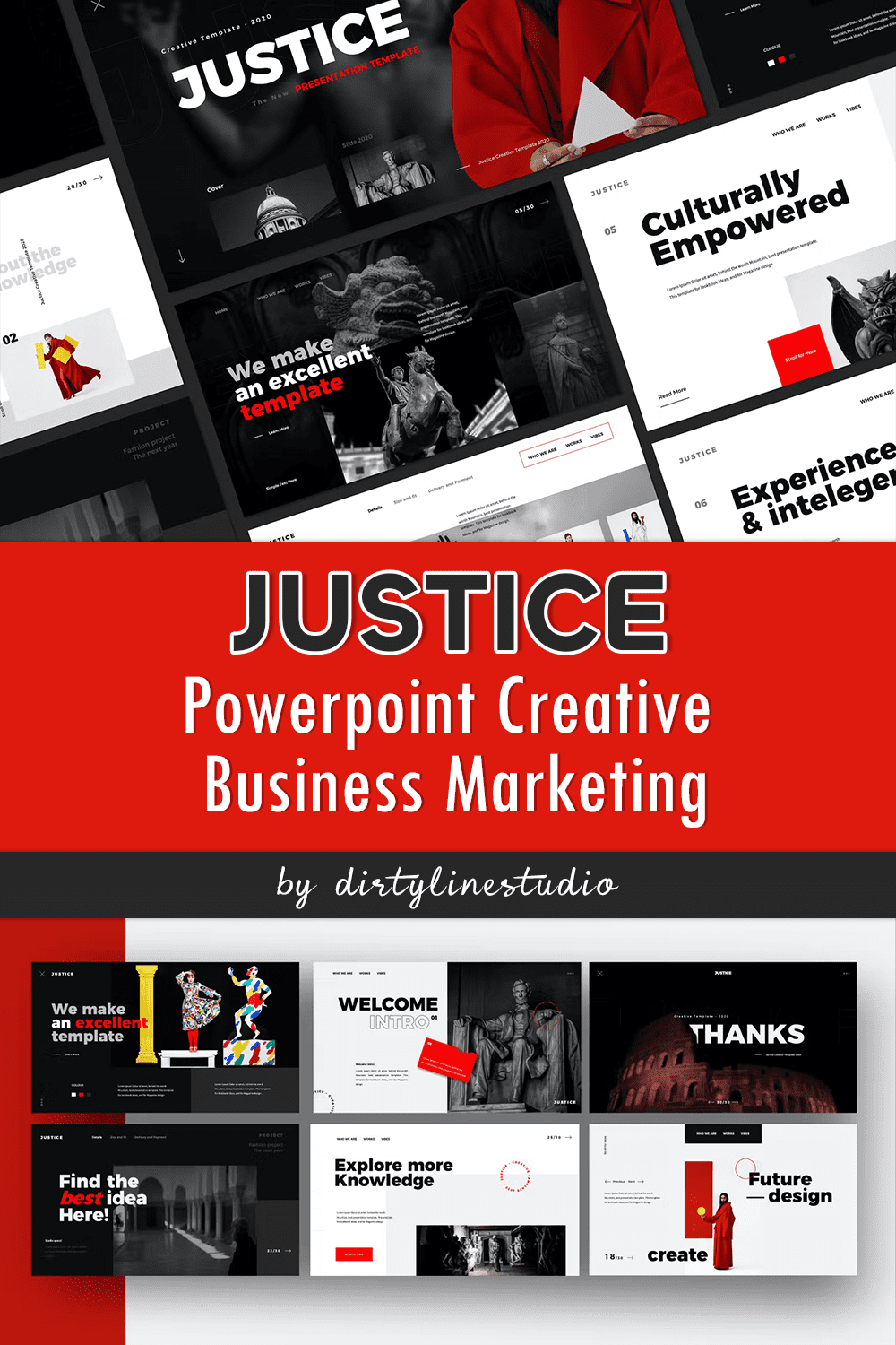 Justice powerpoint creative business marketing of pinterest.