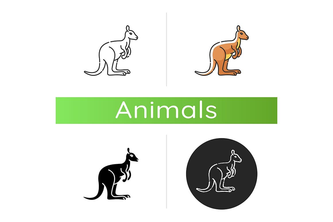 Kangaroo Icon preview image.
