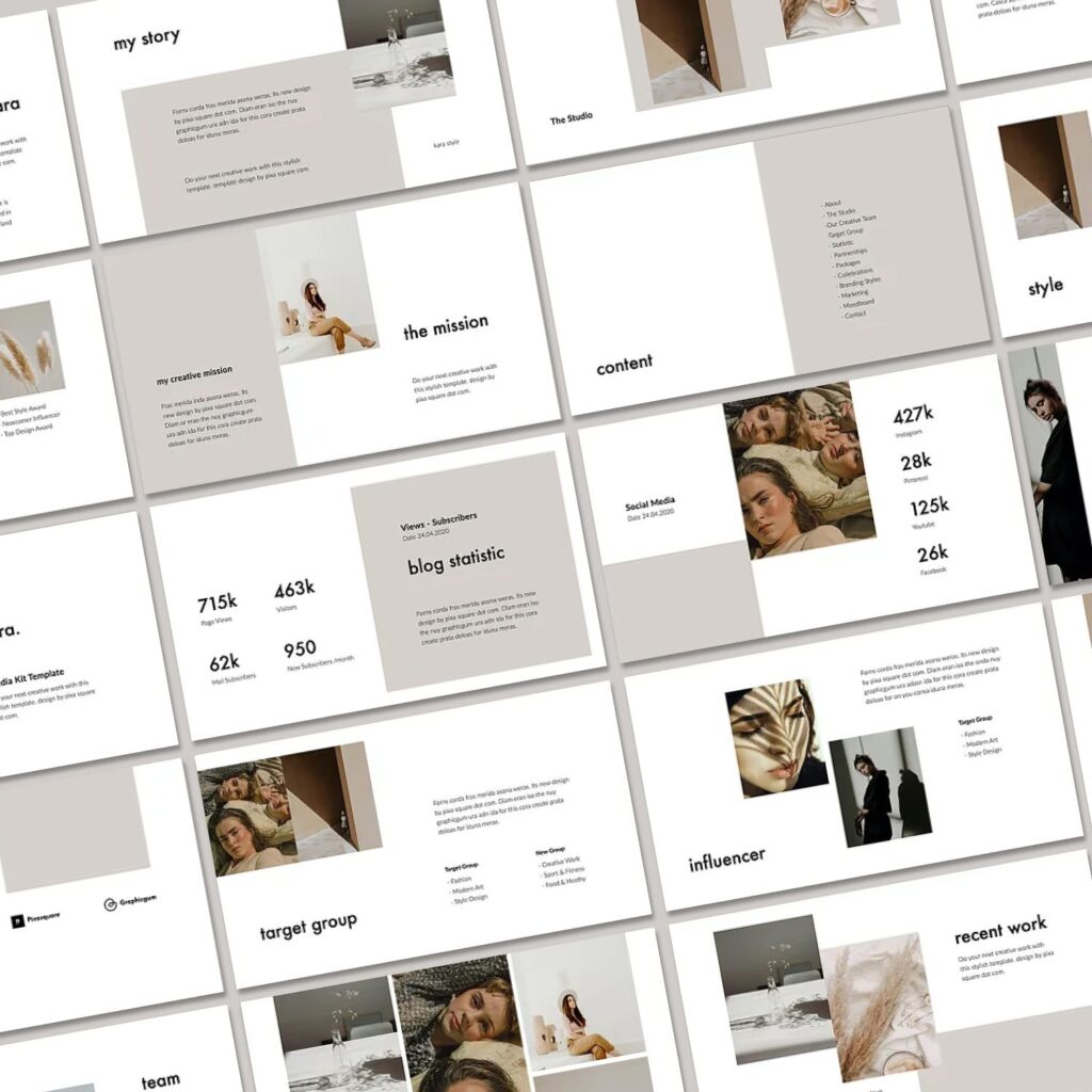 KARA - Media Kit Keynote Template – MasterBundles