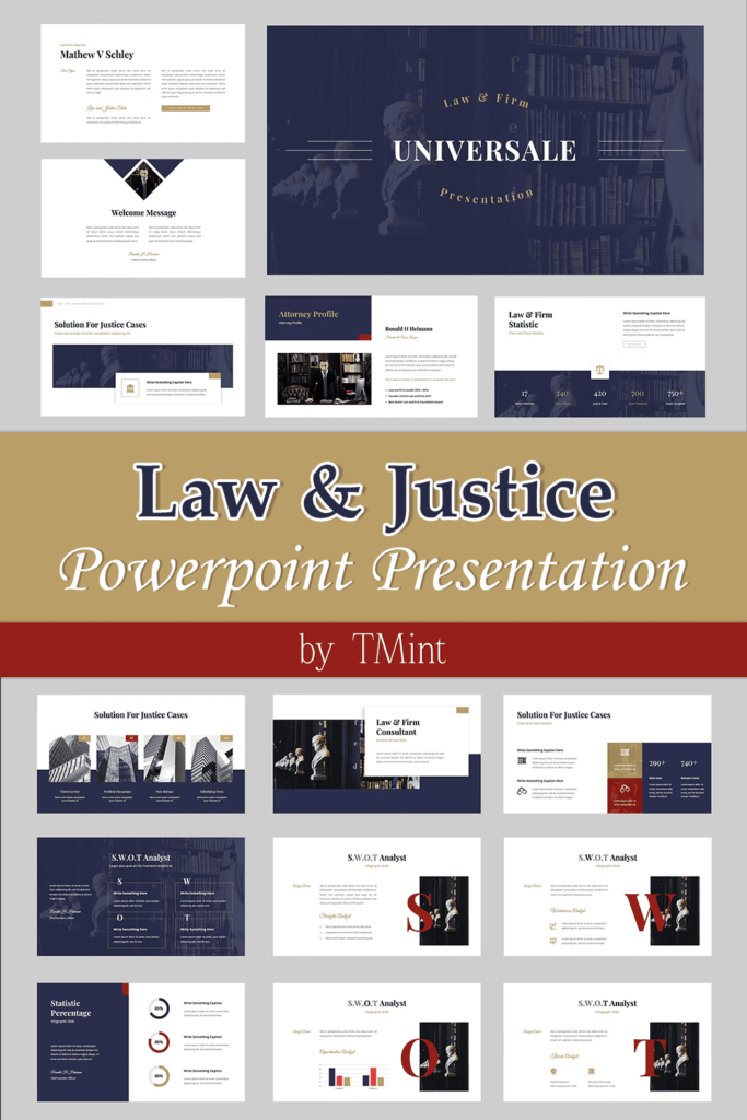 Law & Justice Powerpoint Presentation – MasterBundles