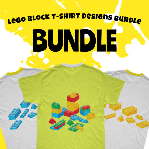 Prints of lego block t shirt designs bundle.