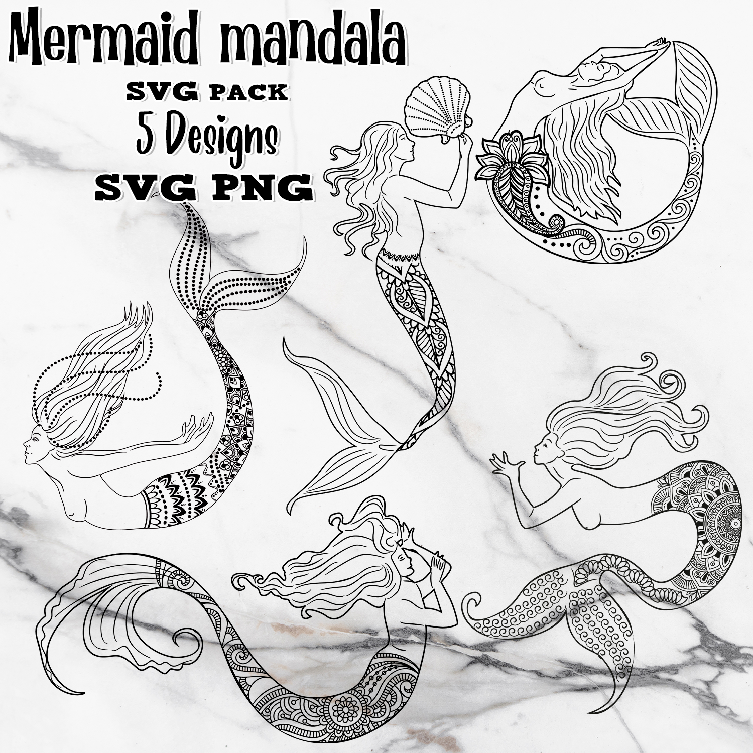 Preview of images of mermaids.