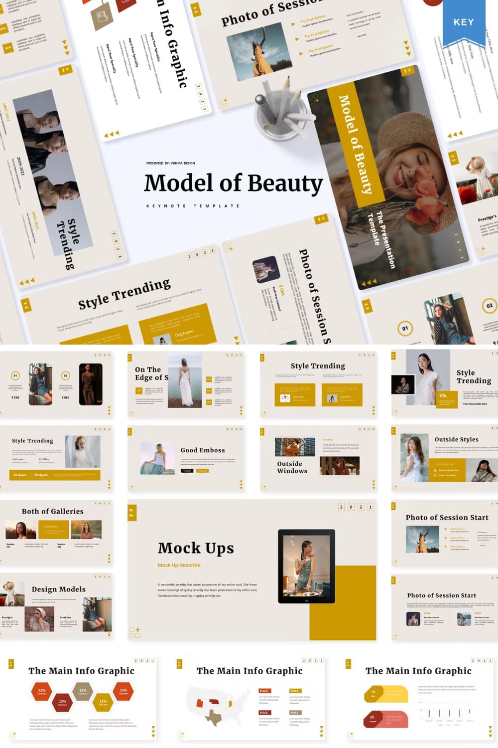 Beauty model template with girl with flowers.