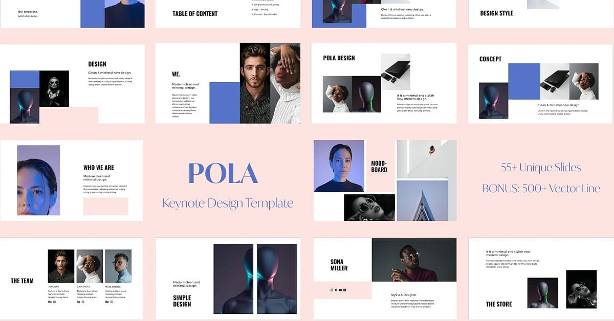 Stylist and designer of Pola.