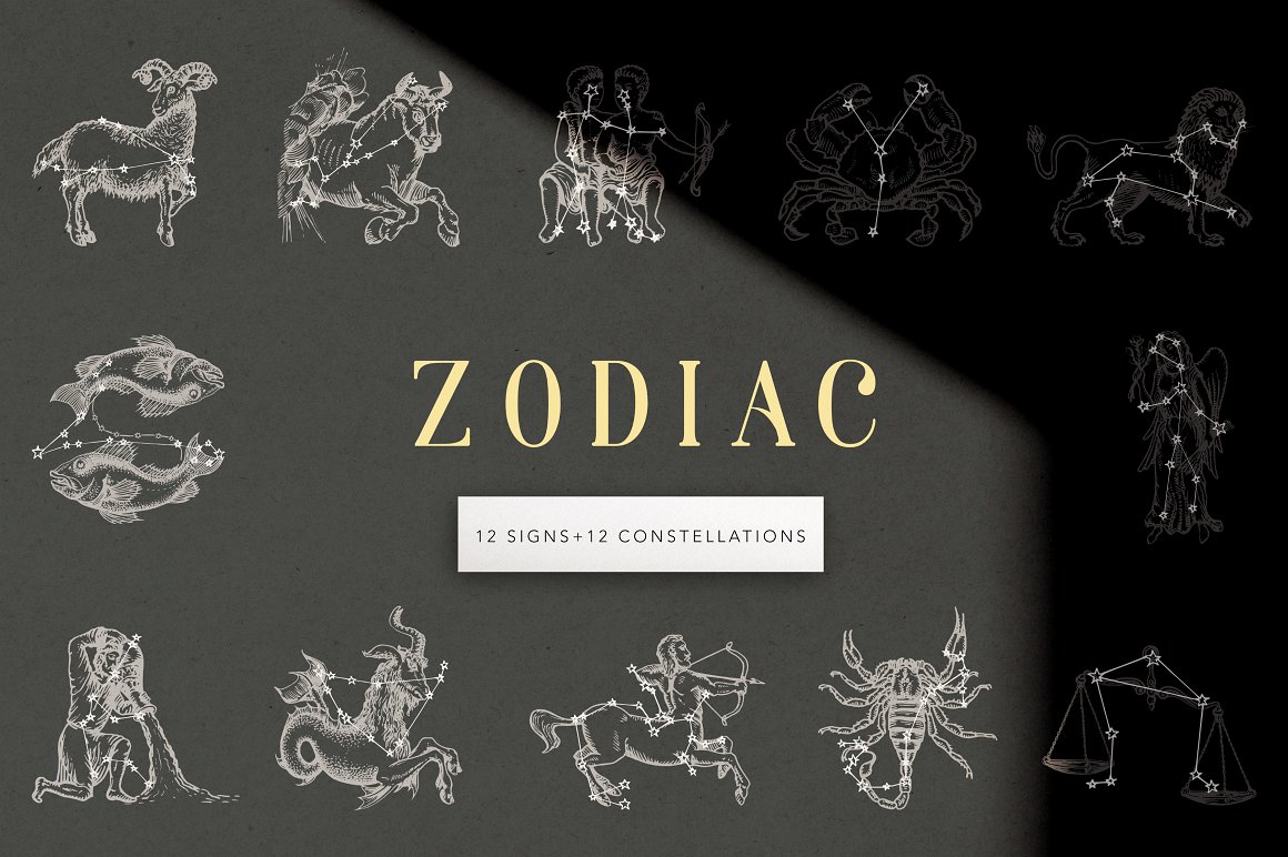 The title page of the zodiac pack.