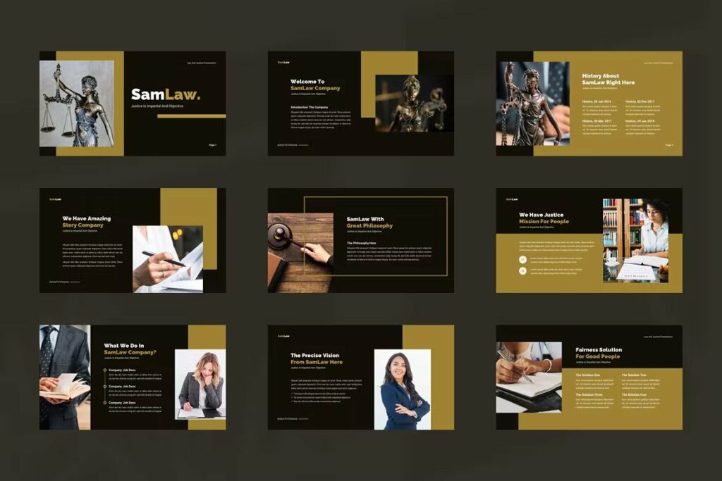 SamLaw Justice And Law - PowerPoint – MasterBundles