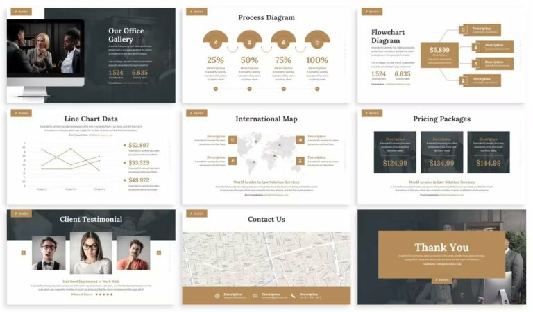 Justice - Law Firm Powerpoint Template – MasterBundles