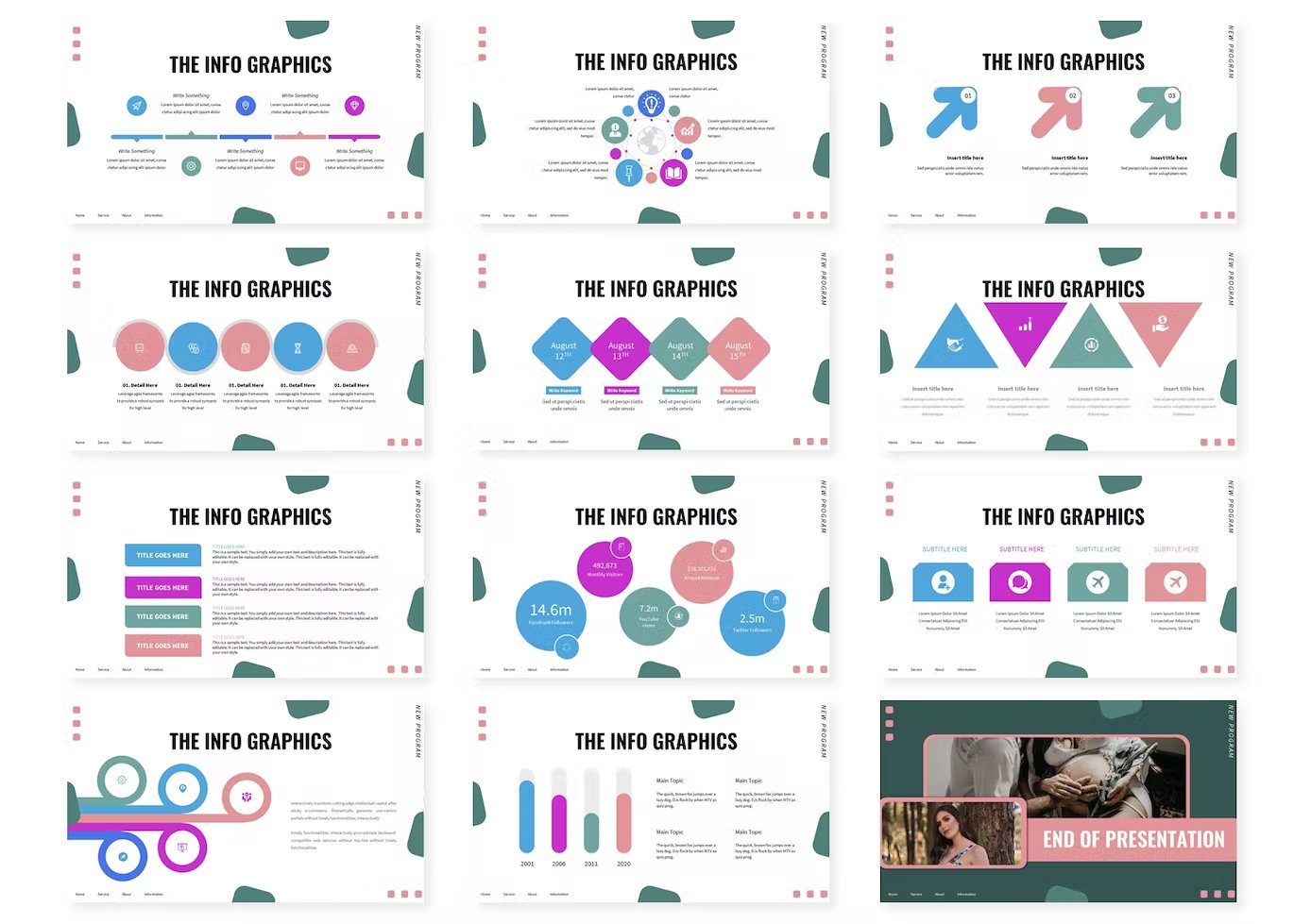 Graphs and infographics on the slide.