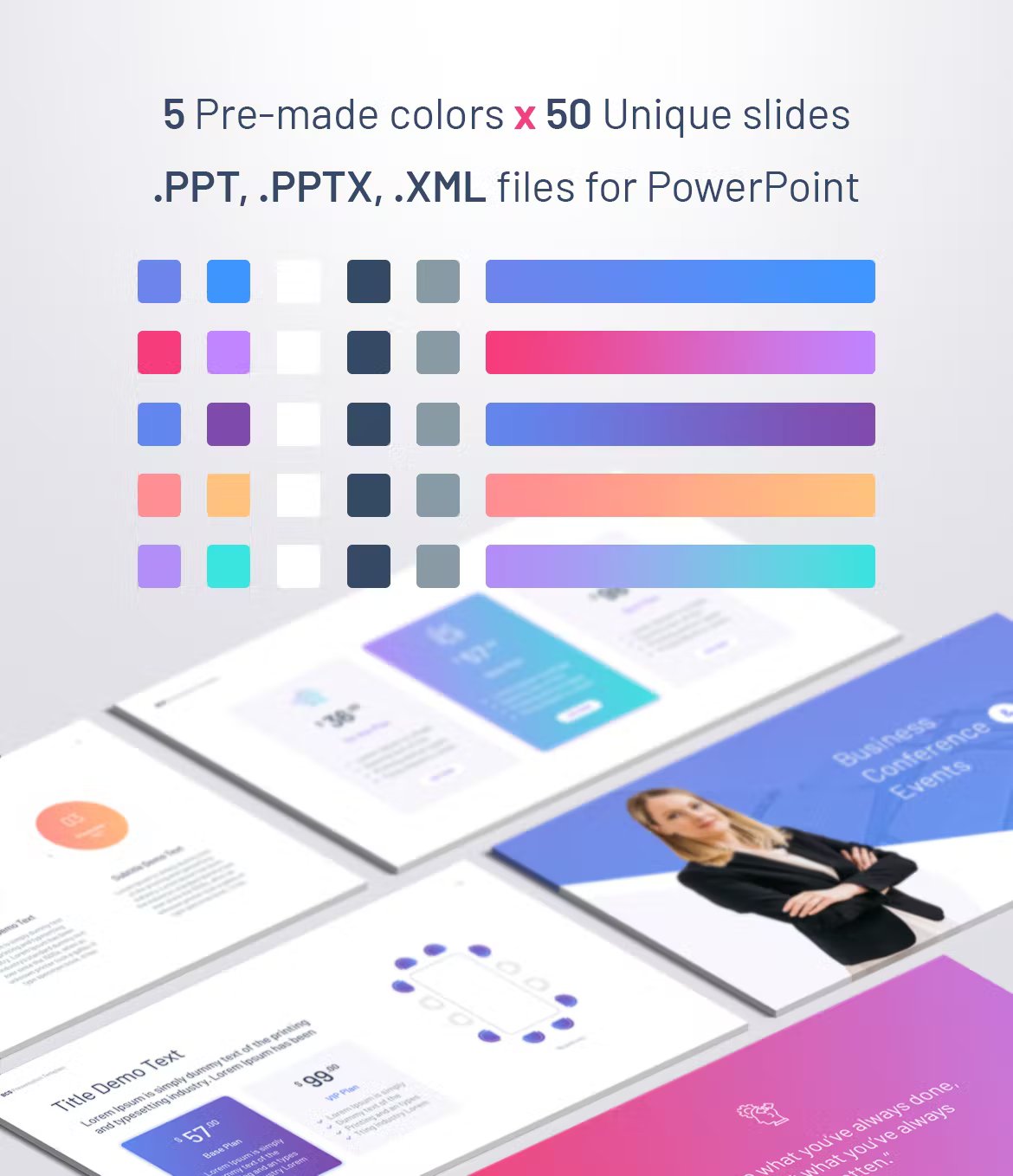 Color rates in the presentation.