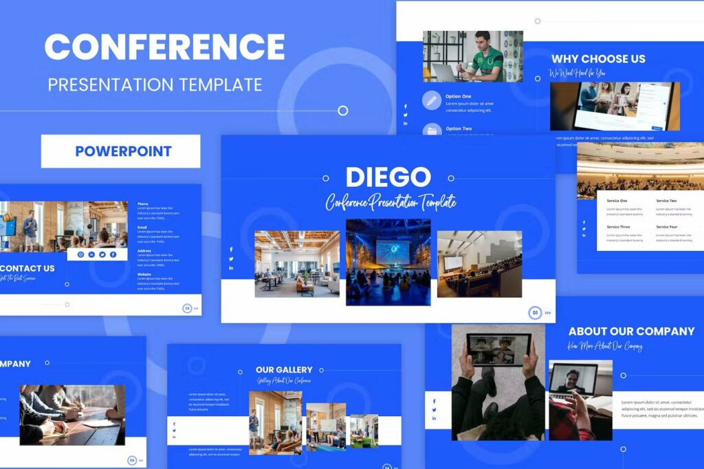 Conference Training Powerpoint Template – MasterBundles