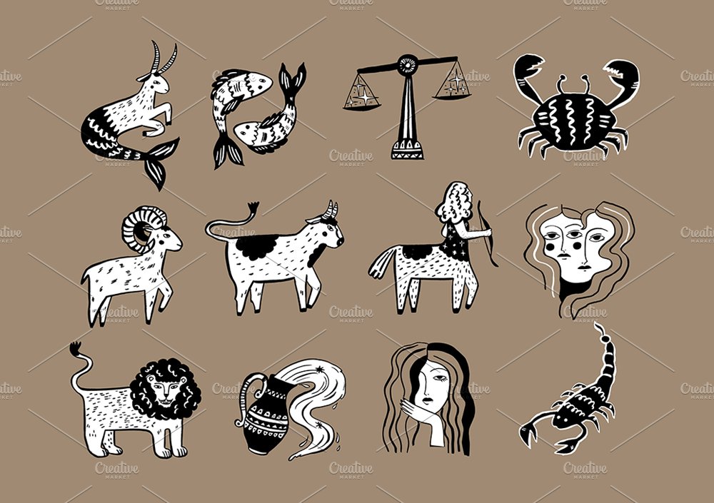 Beautiful images of zodiac signs.