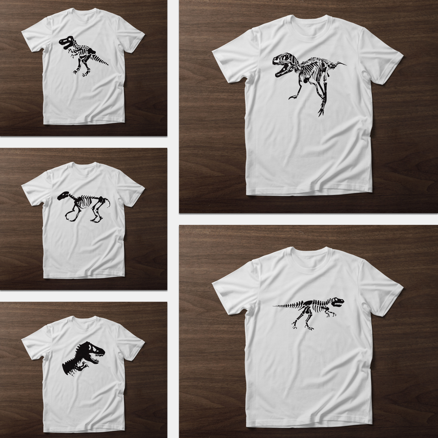 t rex skeleton t shirt designs bundle 02 930