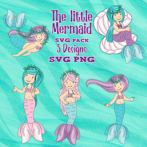 Beautiful images of the little mermaid.