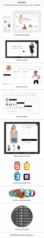 Promotion Html5 Template Promo - Fashion HTML Template – MasterBundles