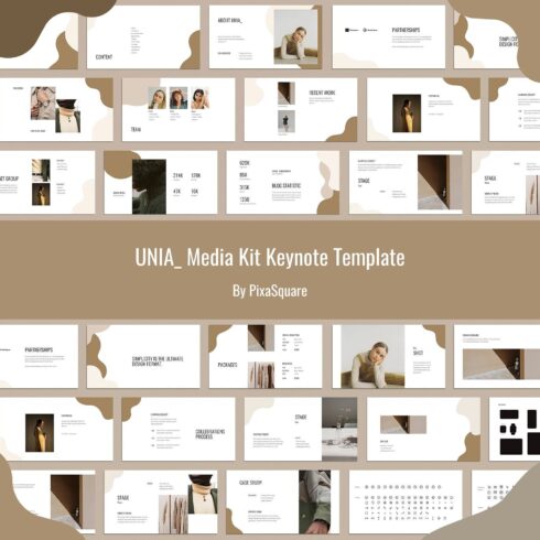 UNIA - Media Kit Keynote Template – MasterBundles