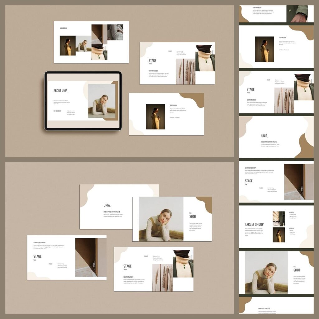 UNIA - Media Kit Keynote Template – MasterBundles