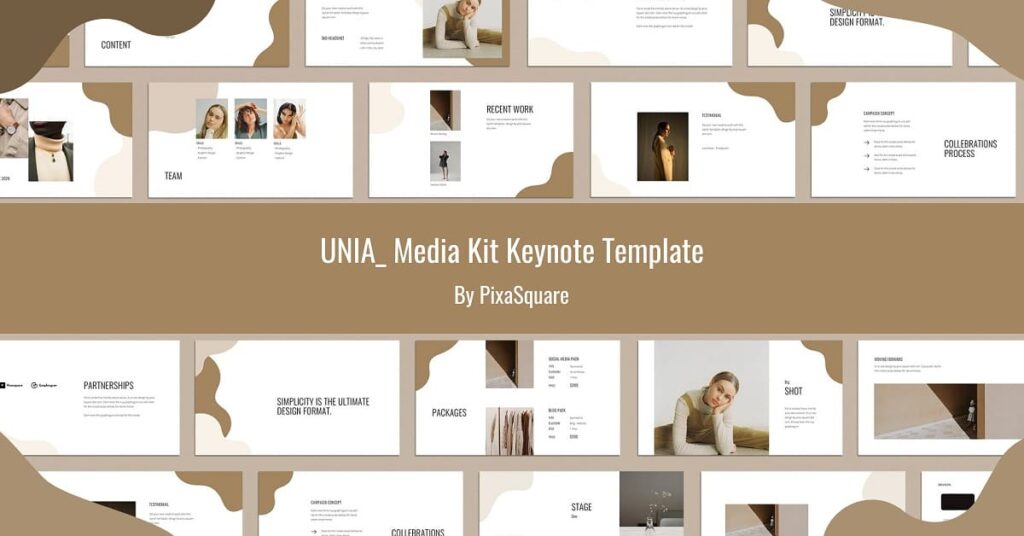 UNIA - Media Kit Keynote Template – MasterBundles