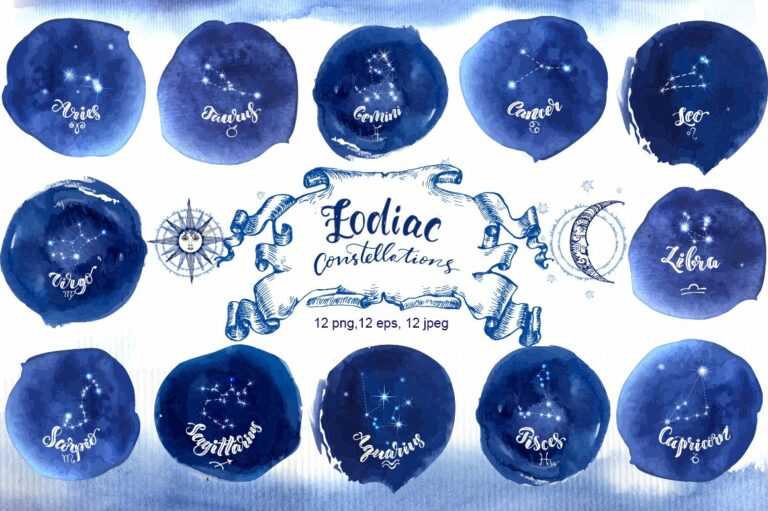 Artistic Zodiac Signs MasterBundles