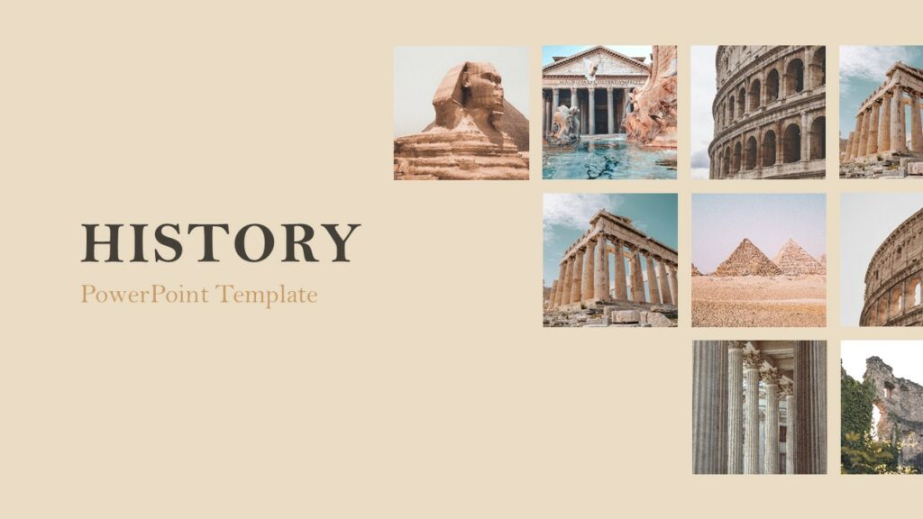 History Powerpoint Template: 20 Slides – MasterBundles